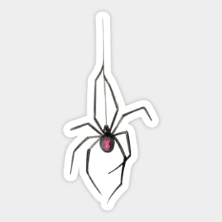 Black widow Sticker